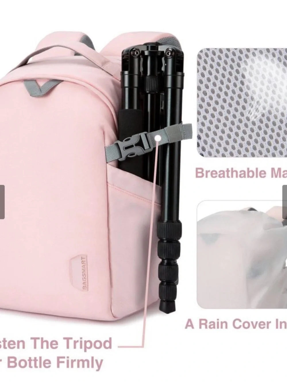BAGSMART Multifunctional Camera Bag pack Digital DSLR Bag